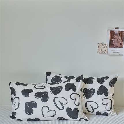 91家纺网 家纺一手货源 找家纺 窝米 2024新款全棉13370印花单品系列--枕套 最爱枕套