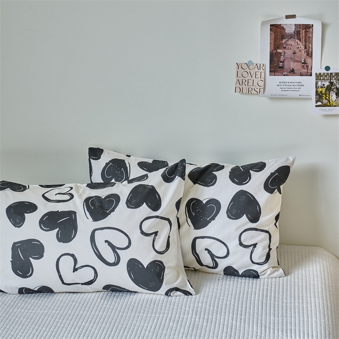 91家纺网 家纺一手货源 找家纺 窝米 2024新款全棉13370印花单品系列--枕套 最爱枕套