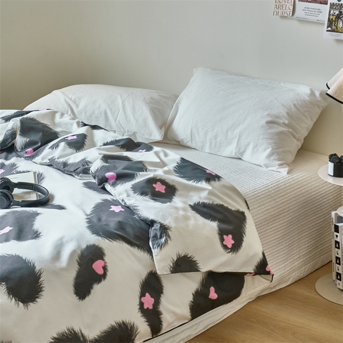 91家纺网 家纺一手货源 找家纺 窝米 2024新款全棉13370印花单品系列--被套 沐心被套