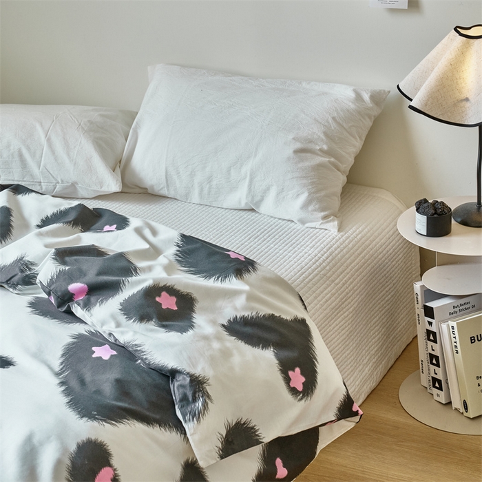 91家纺网 家纺一手货源 找家纺 窝米 2024新款全棉13370印花单品系列--被套 沐心被套