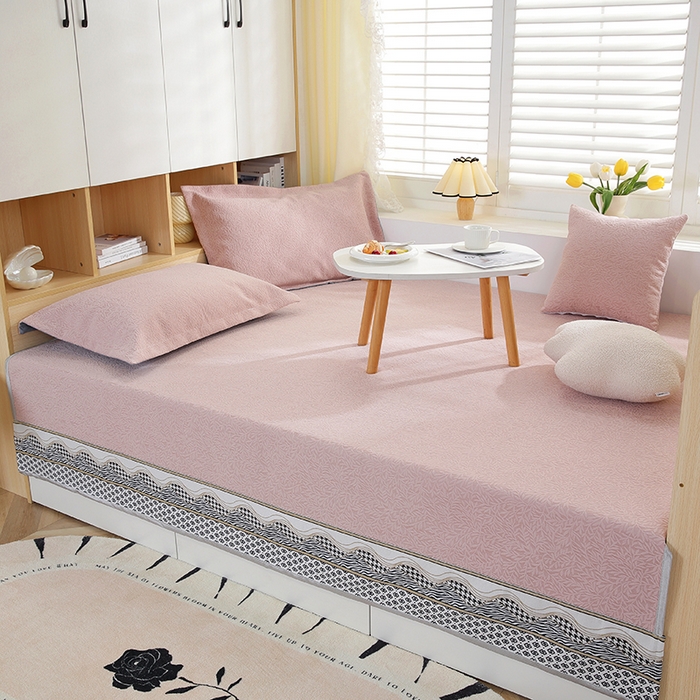 91家纺网 家纺一手货源 找家纺 手艺人沙发垫炕垫 2025新款雪尼尔提花绣花炕盖榻榻米炕垫XK656-XK675 XK656