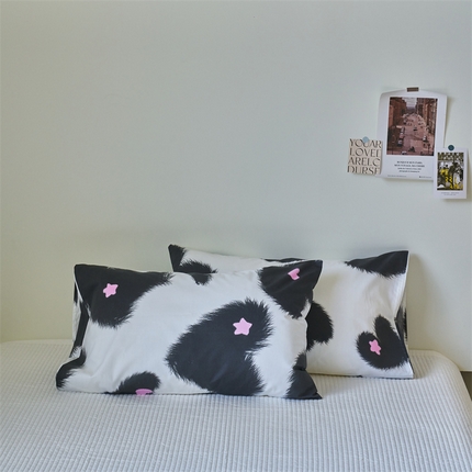 窝米 2024新款全棉13370印花单品系列--枕套 沐心枕套