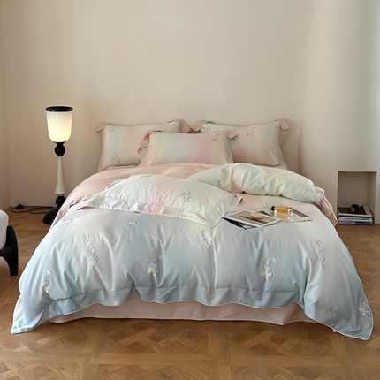 91家纺网 家纺一手货源 找家纺 （总）卡巴伦家纺 2024新款A类兰精天丝棉数码印花工艺款