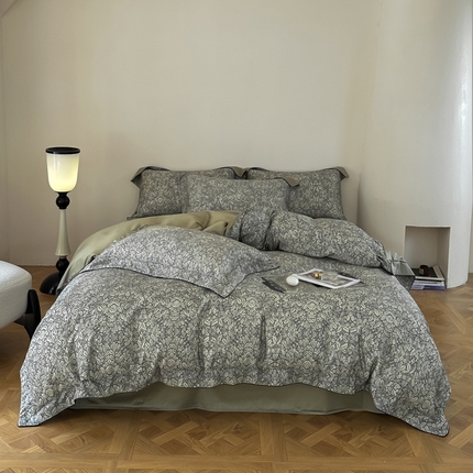 91家纺网 家纺一手货源 找家纺 （总）卡巴伦家纺 2024新款A类兰精天丝棉数码印花工艺款