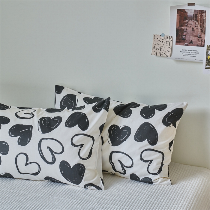 91家纺网 家纺一手货源 找家纺 窝米 2024新款全棉13370印花单品系列--枕套 最爱枕套