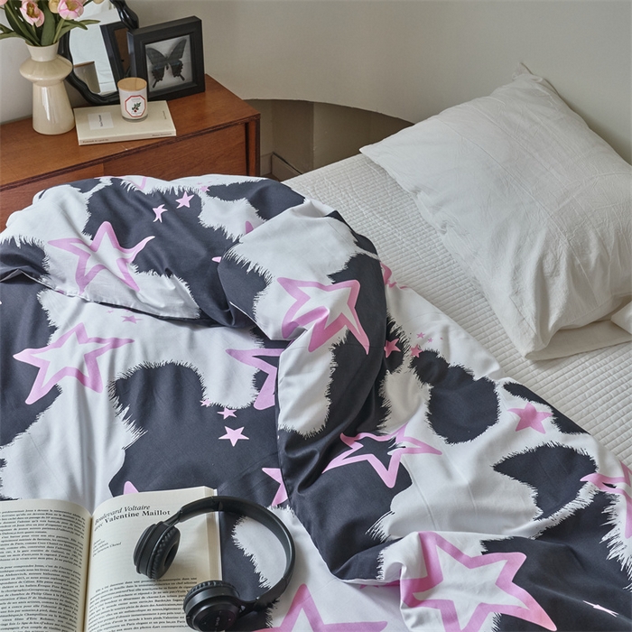 91家纺网 家纺一手货源 找家纺 窝米 2024新款全棉13370印花单品系列--被套 光芒被套