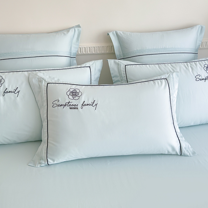 91家纺网 家纺一手货源 找家纺 （总）品家居 2025新款100支长绒棉刺绣四件套-香梵希（控价368）