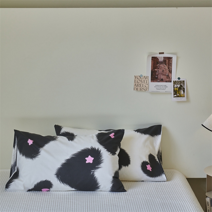 91家纺网 家纺一手货源 找家纺 窝米 2024新款全棉13370印花单品系列--枕套 沐心枕套