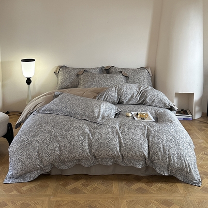 91家纺网 家纺一手货源 找家纺 （总）卡巴伦家纺 2024新款A类兰精天丝棉数码印花工艺款