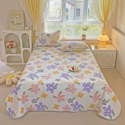 91家纺网 家纺一手货源 找家纺 （总）缦卡琳 2024新款有氧泡泡棉床盖系列