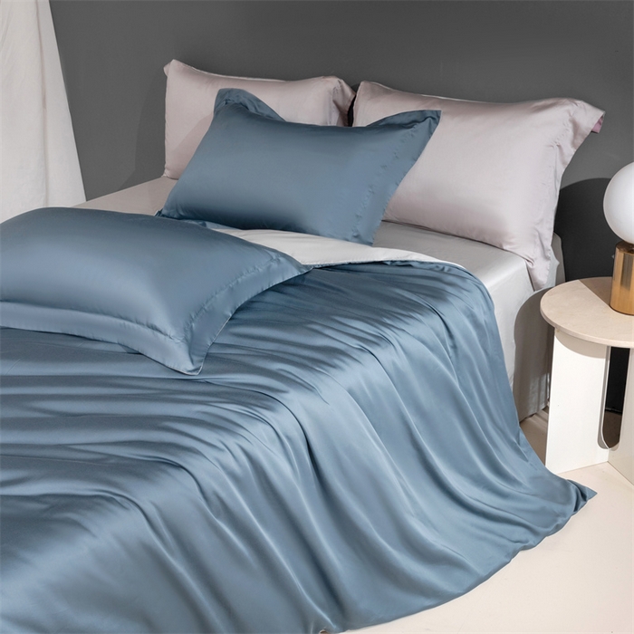 91家纺网 家纺一手货源 找家纺 （总）卡派 2024新款奥地利 兰精纯色天丝四件套