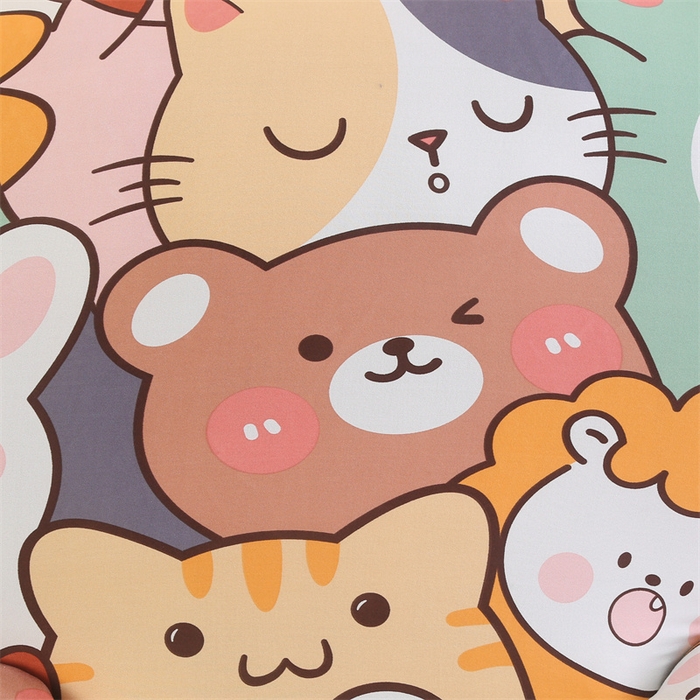 91家纺网 家纺一手货源 找家纺 雅竹家纺 2024新款牛奶丝印花芝华士沙发套 童趣