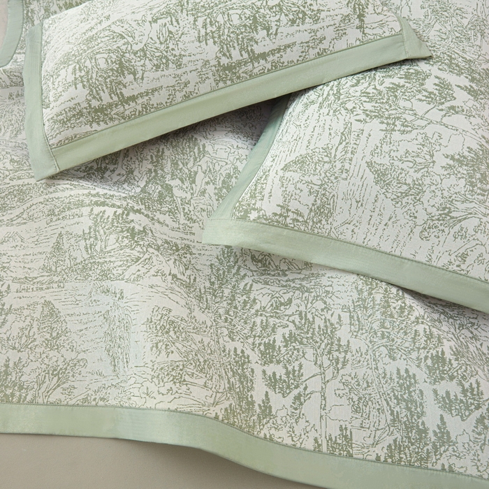 91家纺网 家纺一手货源 找家纺 （总）卡派 2024新款抑菌提花冰丝席-莫奈系列