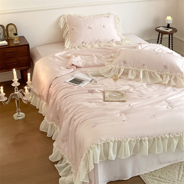 91家纺网 家纺一手货源 找家纺 （总）黛舒家居 2024新款60支100%莱赛尔纤维夏被四件套