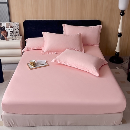 91家纺网 家纺一手货源 找家纺 （总）兜兜 2024新款全棉13376纯色床笠可定制定做