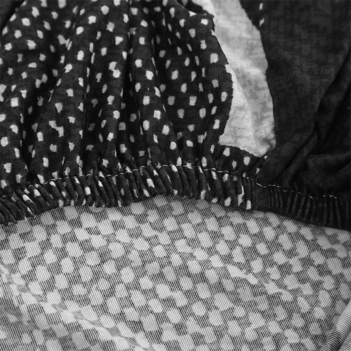 91家纺网 家纺一手货源 找家纺 雅竹家纺 2024新款牛奶丝印花芝华士沙发套 黑白灰