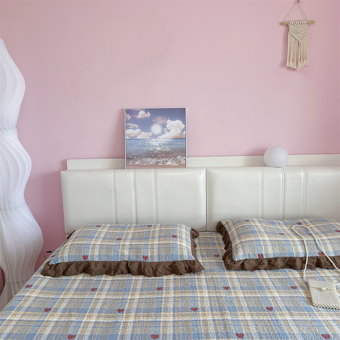 91家纺网 家纺一手货源 找家纺 佰织鑫家居（会员-5元） 2024新款全棉法式棉花床盖三件套 莱恩