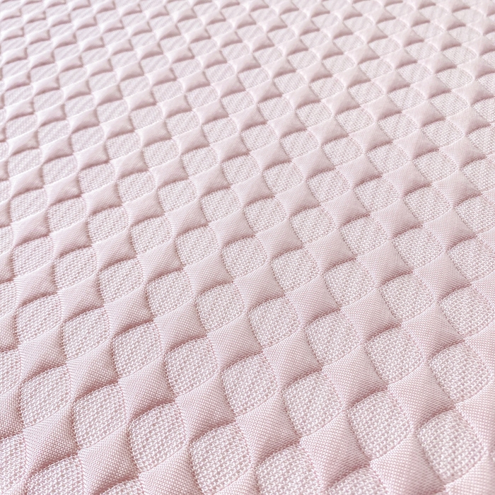 91家纺网 家纺一手货源 找家纺 卡派 2024新款凉豆豆冰丝软床裙 优雅粉