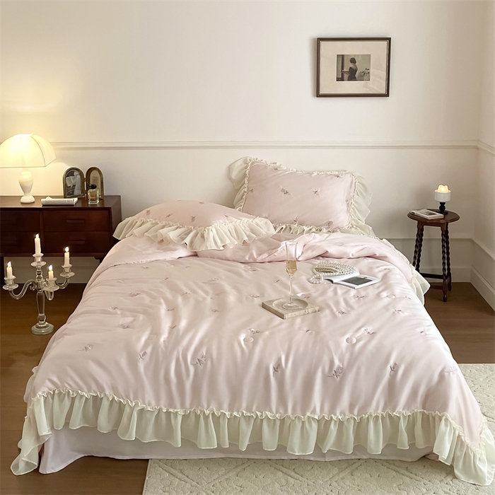 91家纺网 家纺一手货源 找家纺 （总）黛舒家居 2024新款60支100%莱赛尔纤维夏被四件套