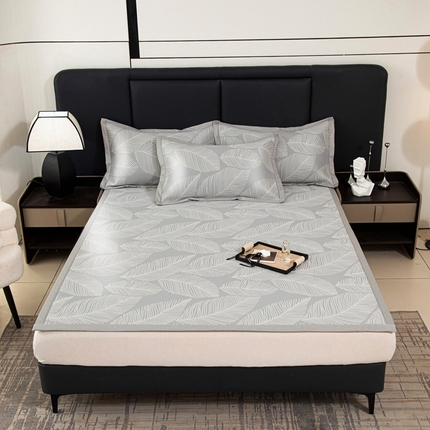 91家纺网 家纺一手货源 找家纺 （总）昊川家纺 2025新款A类提花真冷感PE凉豆豆古法汉方养生凉席