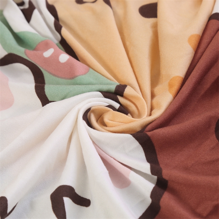 91家纺网 家纺一手货源 找家纺 雅竹家纺 2024新款牛奶丝印花芝华士沙发套 童趣