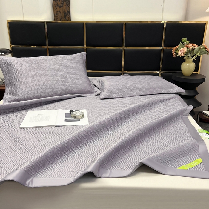 91家纺网 家纺一手货源 找家纺 桂雅居 2024新款竹纤维纳凉养生抑菌软凉席-逸生满竹（大客户微信私聊） 薄雾灰