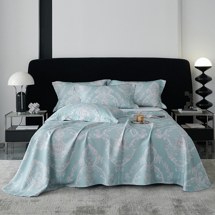 91家纺网 家纺一手货源 找家纺 （总）时亿 2024新款金太阳竹语天丝凉席三件套