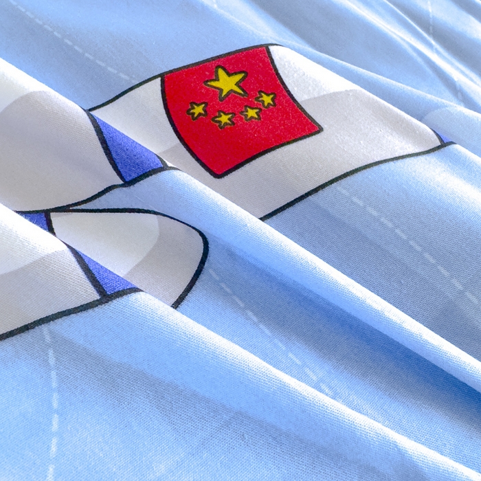 91家纺网 家纺一手货源 找家纺 金鑫汇 2024新款全棉卡通印花学生床垫套床笠系列 星际穿越