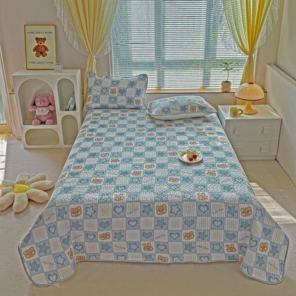 91家纺网 家纺一手货源 找家纺 （总）缦卡琳 2024新款有氧泡泡棉床盖系列