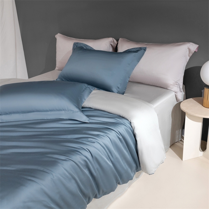 91家纺网 家纺一手货源 找家纺 （总）卡派 2024新款奥地利 兰精纯色天丝四件套