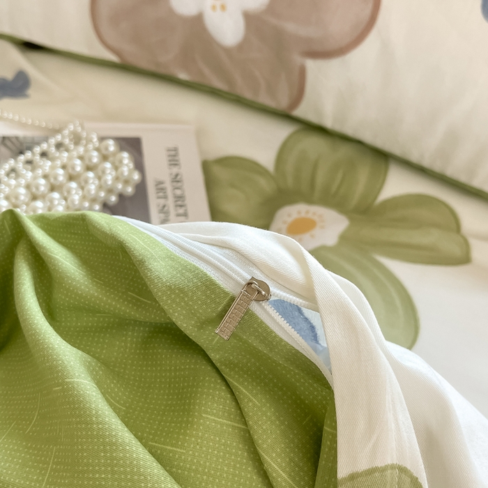 91家纺网 家纺一手货源 找家纺 宜家坊 2024新款12868全棉小清新四件套梦境