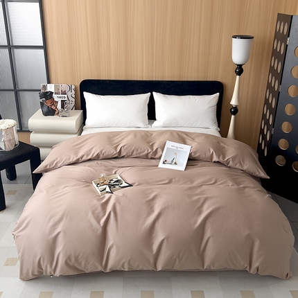 91家纺网 家纺一手货源 找家纺 （总）兜兜 2024新款全棉13376纯色被套可定制定做