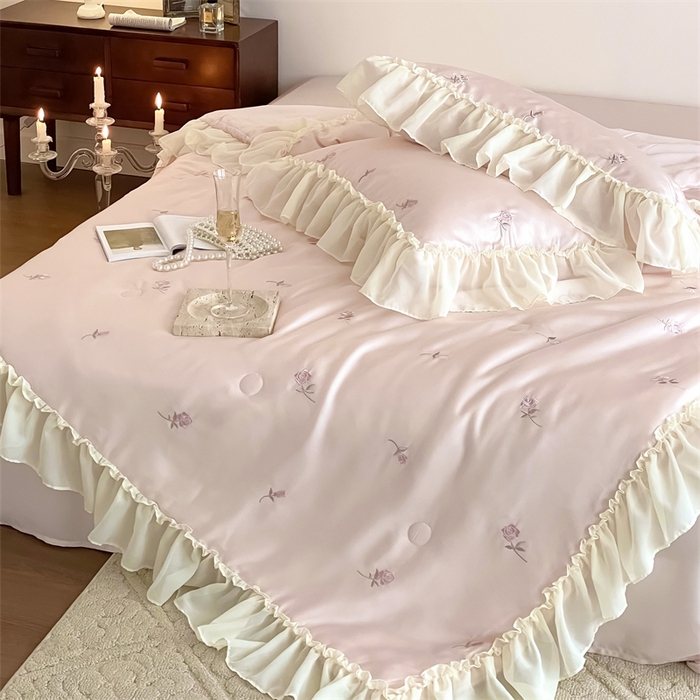 91家纺网 家纺一手货源 找家纺 （总）黛舒家居 2024新款60支100%莱赛尔纤维夏被四件套