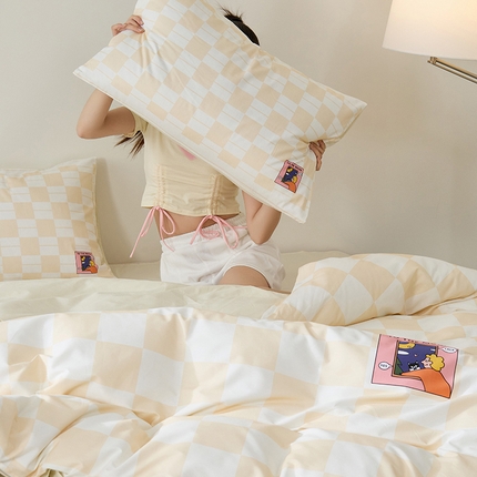 原研家居 2024新款40支全棉13070平网印花系列四件套 夜澜入境