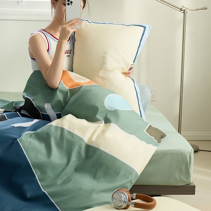 原研家居 2024新款40支全棉13070平网印花系列四件套 闻香识龙