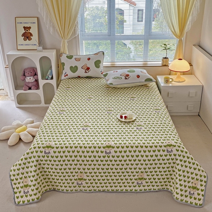 91家纺网 家纺一手货源 找家纺 （总）缦卡琳 2024新款有氧泡泡棉床盖系列