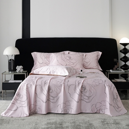 91家纺网 家纺一手货源 找家纺 （总）时亿 2024新款金太阳竹语天丝凉席三件套