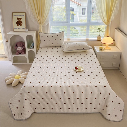 91家纺网 家纺一手货源 找家纺 （总）缦卡琳 2024新款有氧泡泡棉床盖系列