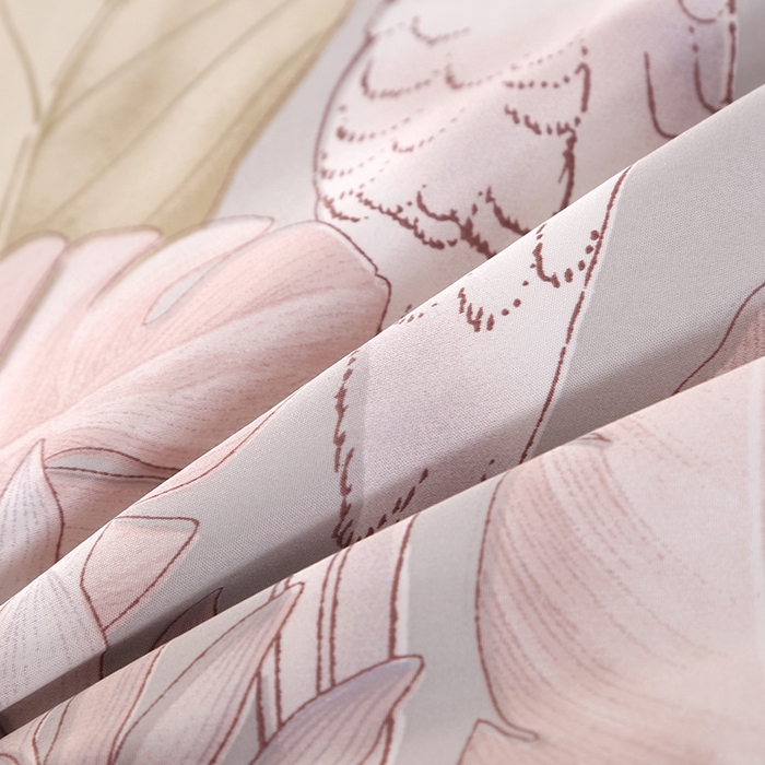 91家纺网 家纺一手货源 找家纺 富之航家纺 2024新款拼角宽边水洗天丝夏被四件套 羽颂紫