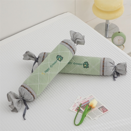 91家纺网 家纺一手货源 找家纺 （总）织布人 2024新款颈椎枕夏季凉感冰丝糖果牵引颈椎枕午睡枕护颈枕头枕芯