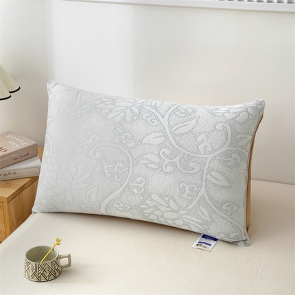 （总）织布人 2024新款枕芯超柔针织云端羊绒纤维羽丝绒枕头护颈枕芯