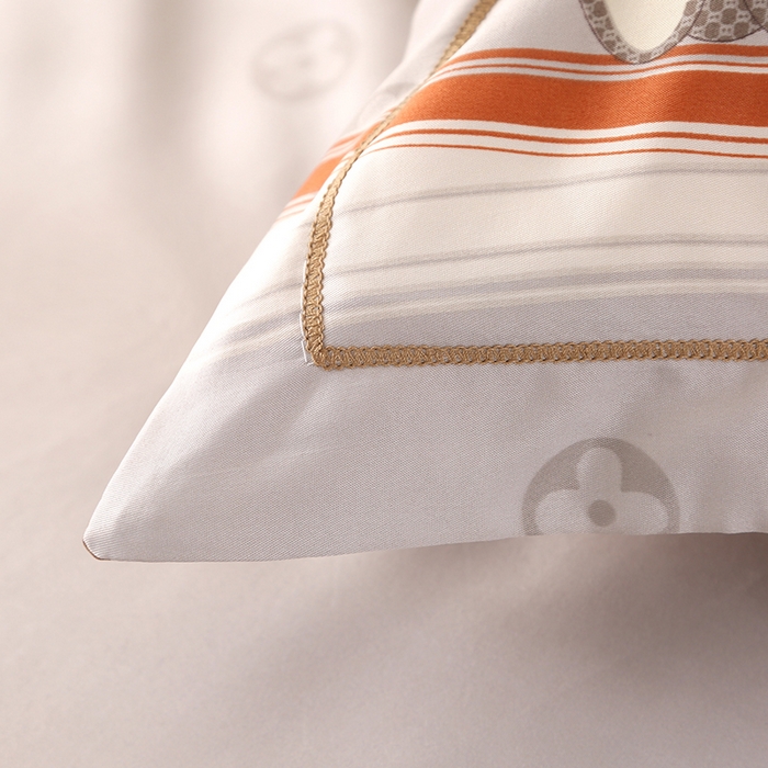 91家纺网 家纺一手货源 找家纺 富之航家纺 2024新款拼角宽边水洗天丝夏被四件套 花布熊灰