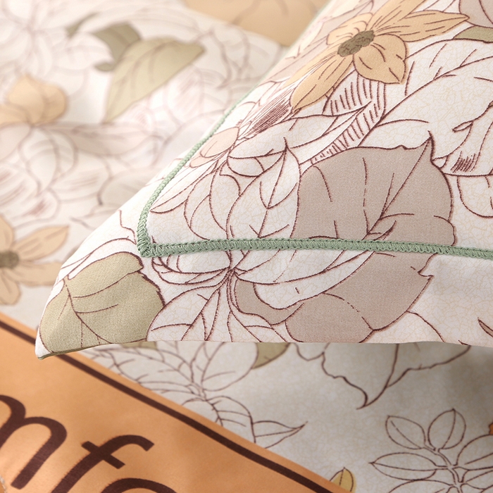 91家纺网 家纺一手货源 找家纺 富之航家纺 2024新款拼角宽边水洗天丝夏被四件套 织梦