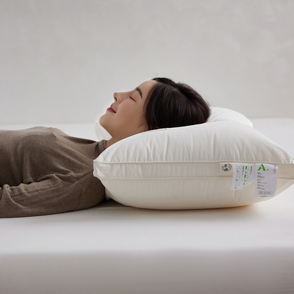 91家纺网 家纺一手货源 找家纺 (总)2024新款A类全棉枕头护颈椎枕芯本色原棉酒店枕头枕芯决明子A+决萃臻品枕