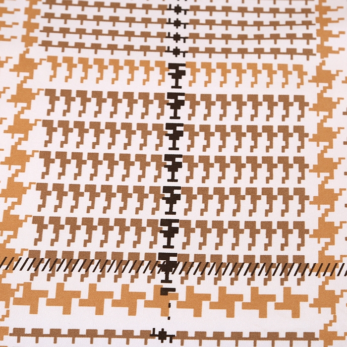 91家纺网 家纺一手货源 找家纺 富之航家纺 2024新款拼角宽边水洗天丝夏被四件套 约克-可可棕