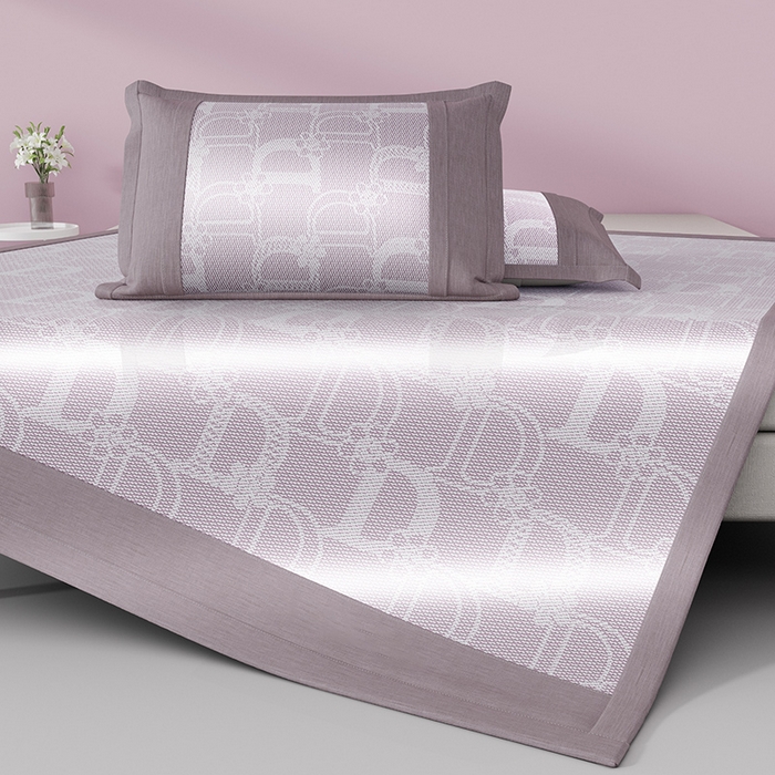 91家纺网 家纺一手货源 找家纺 伊被源 2024新款抗菌水洗绣花冰丝席--迪斯尼 迪斯尼-冰清紫