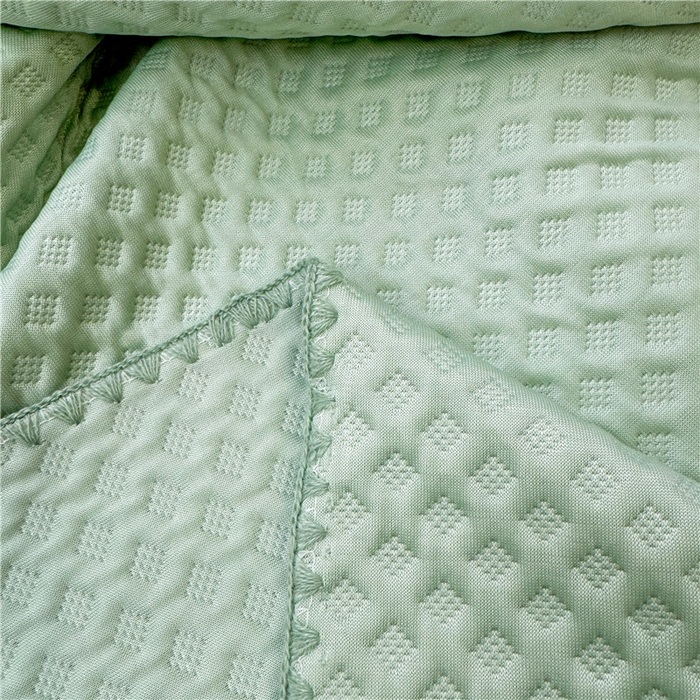 91家纺网 家纺一手货源 找家纺 伊被源 2024新款A类多功能抗菌夏凉被 冰翠绿