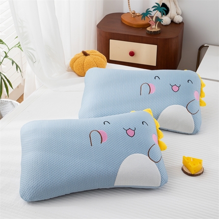 91家纺网 家纺一手货源 找家纺 （总）织布人 2024新款枕芯夏季天凉感冰豆豆卡通儿童学生枕头幼儿园午睡枕