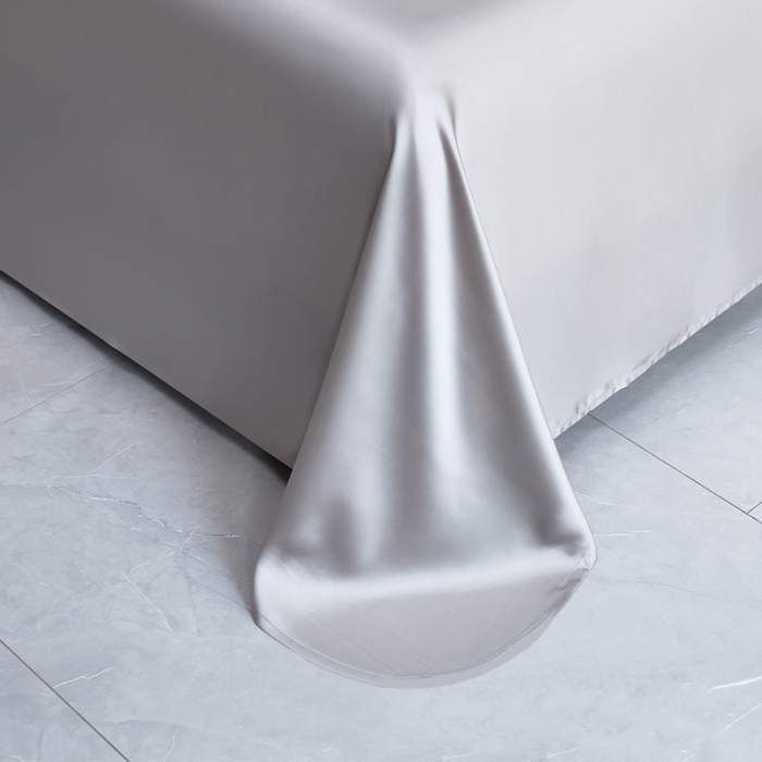 91家纺网 家纺一手货源 找家纺 瑞驰家纺 2024新款60兰精天丝四件套-罗莎琳 浅杏色