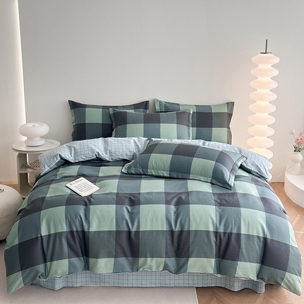 91家纺网 家纺一手货源 找家纺 （总）凌云家纺 2025新款A类13372全棉床单款四件套学生宿舍三件套